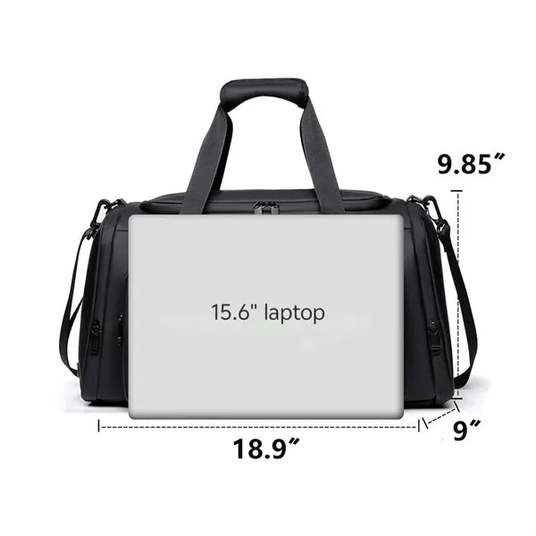 Professional Weekender Travel Duffel & Shoe Pocket