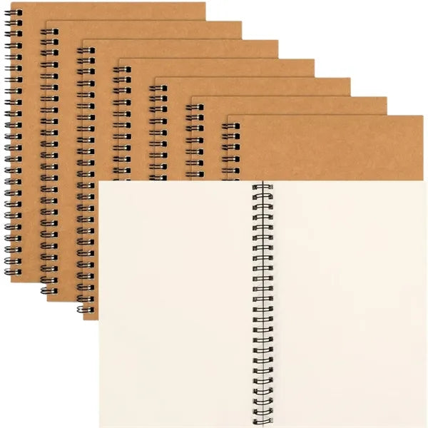 B5 Customizable Kraft Paper Spiral Notebook
