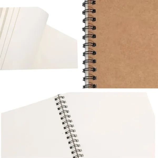 B5 Customizable Kraft Paper Spiral Notebook