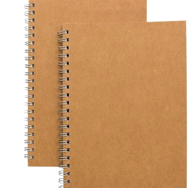 B5 Customizable Kraft Paper Spiral Notebook