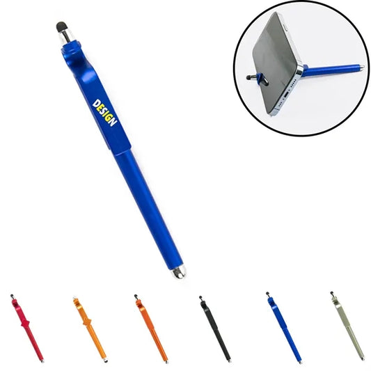 3-in-1 Pen - Ballpoint, Stylus & Phone Stand