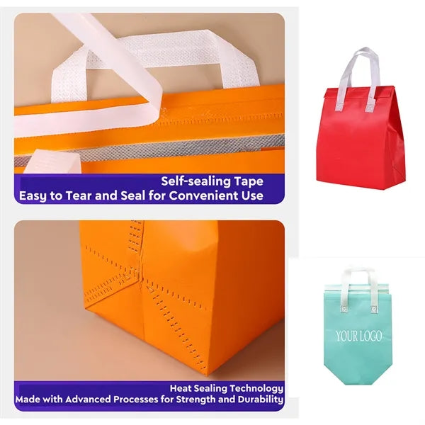 Insulated Grocery Tote Bag - Non-Woven