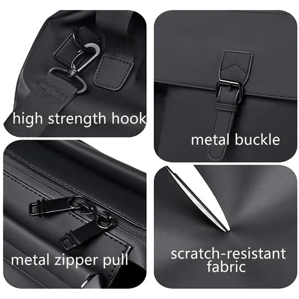 Scratch Resistant PU Work And Travel Bag