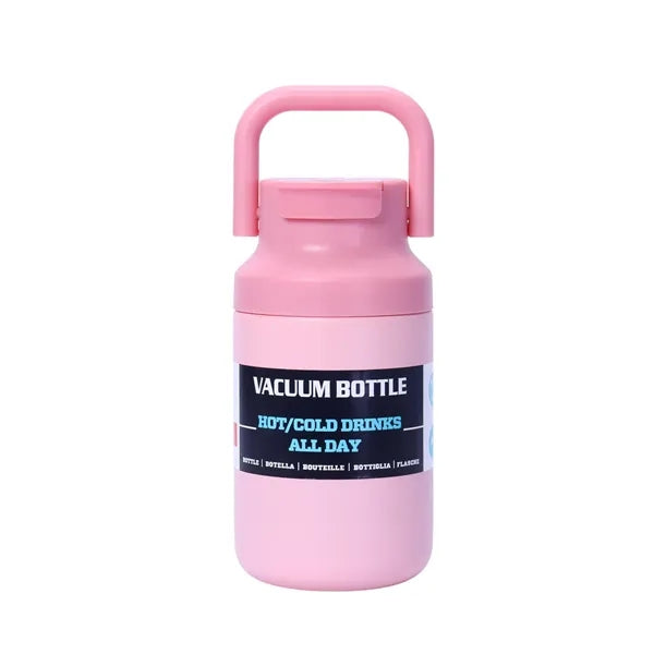 16oz Portable Outdoor Handle Hiking Sports Water Bottle