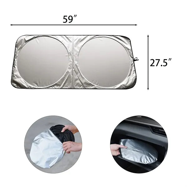 Car Folding Front Windshield Sunshade