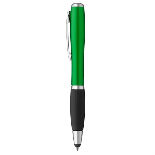 Curvaceous Stylus Ballpoint With Light Pen