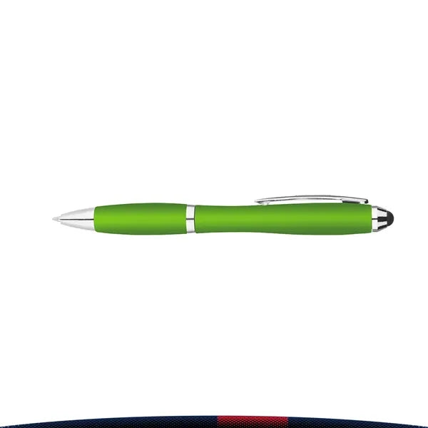 Auguste Metallic Curvaceous Ballpoint Stylus Pen