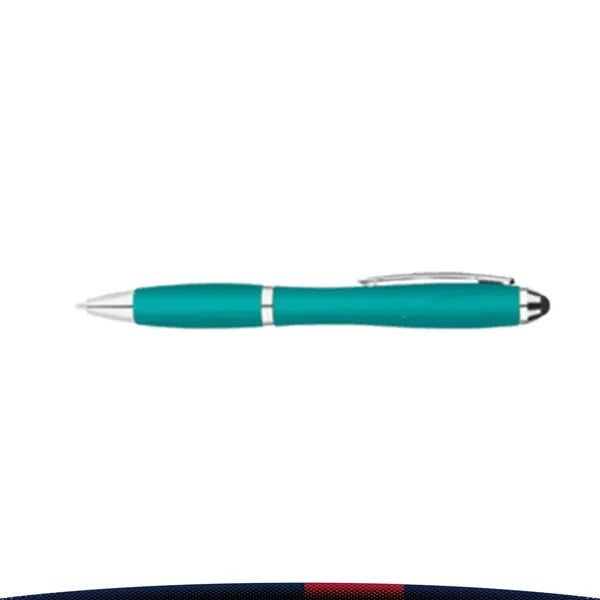 Auguste Metallic Curvaceous Ballpoint Stylus Pen