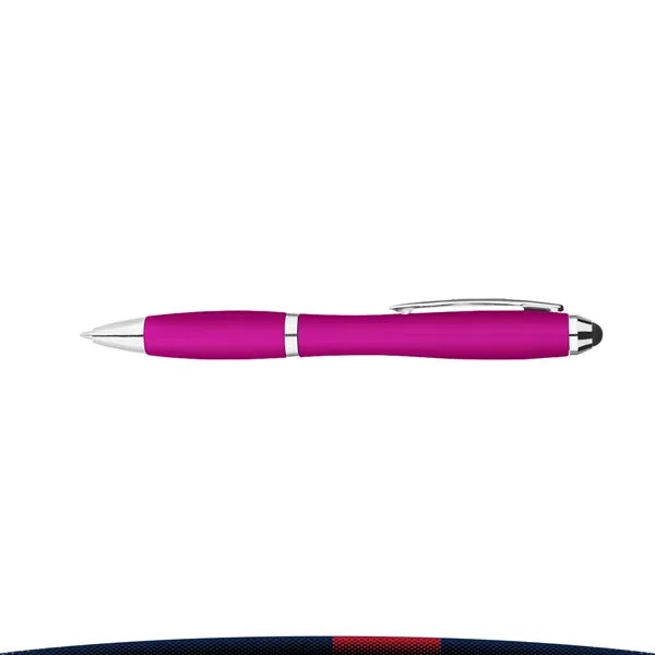 Auguste Metallic Curvaceous Ballpoint Stylus Pen