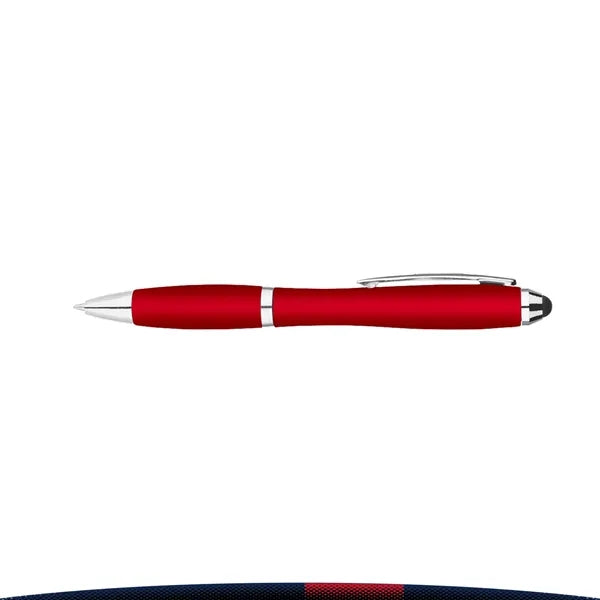 Auguste Metallic Curvaceous Ballpoint Stylus Pen