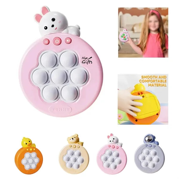 Pop Push Fidget Toy in Electric