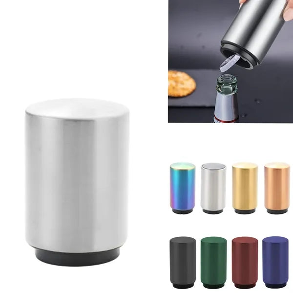 Automatic Stainless Steel Push Down Beer Bottle Opener