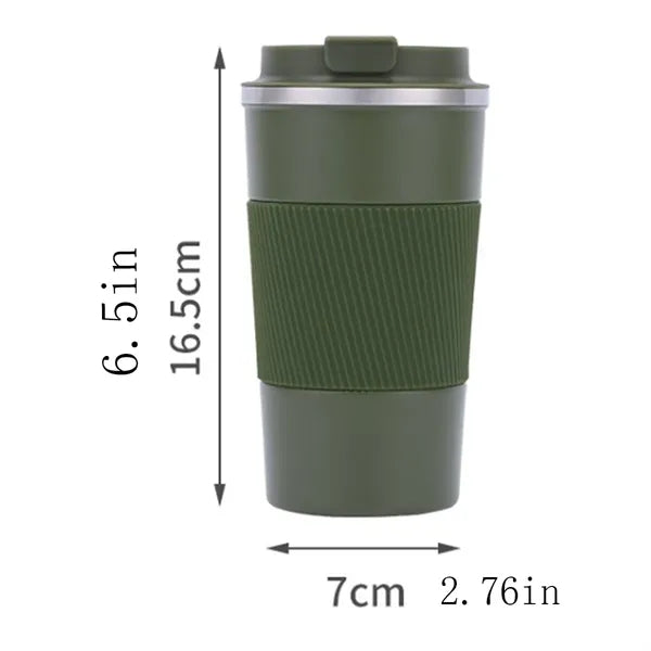 17oz Portable Insulated Travel Mug Coffee Cup
