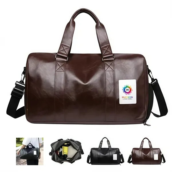 PU Leather Sport Duffel Bag