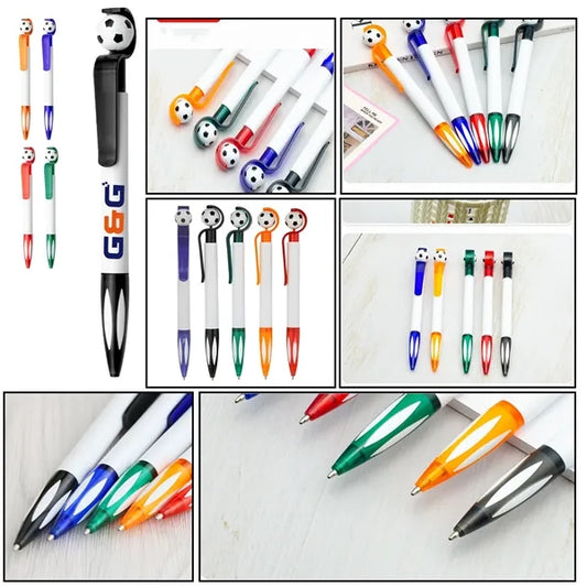 Fun Soccer Design Plastic Ballpoint Pen