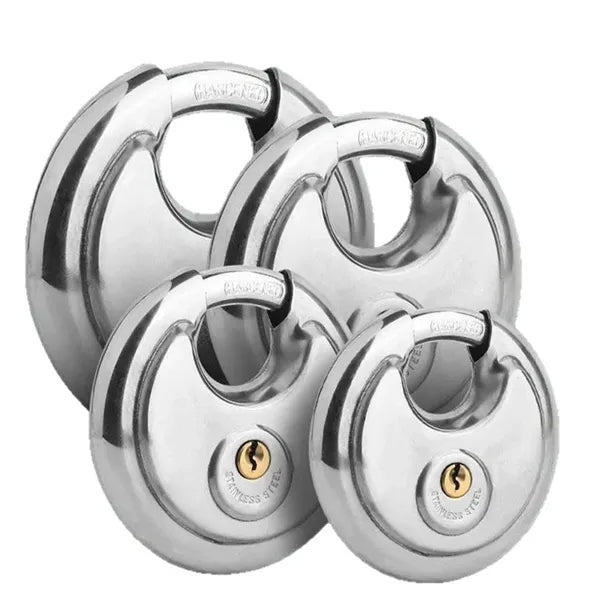 Heavy Duty Stainless Steel Round Disc Padlock