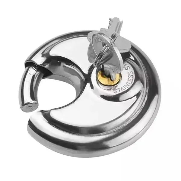 Heavy Duty Stainless Steel Round Disc Padlock