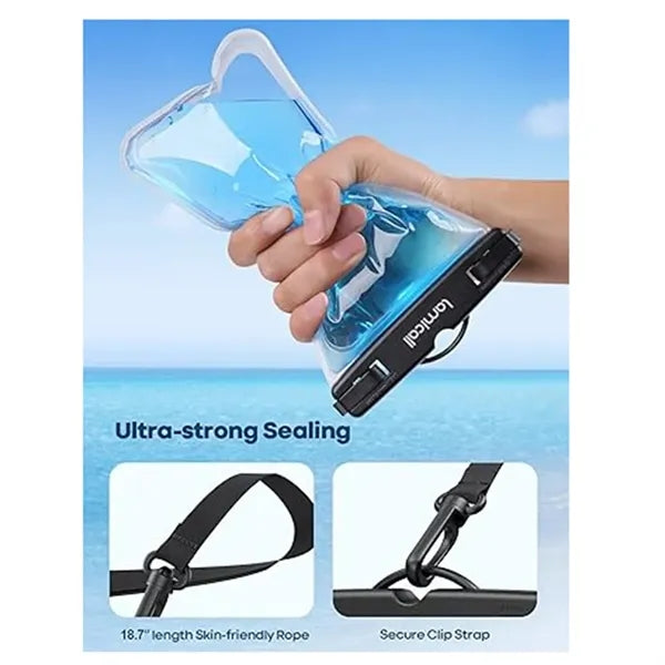 Waterproof bag for mobile phones
