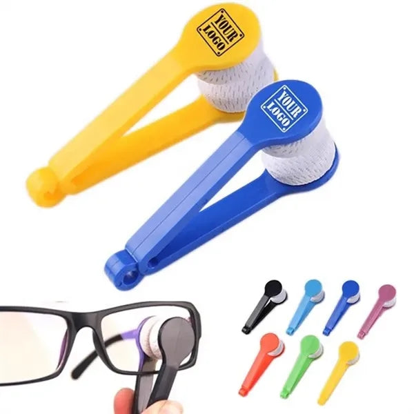 Eyeglass Cleaner Tool with Microfiber Pads