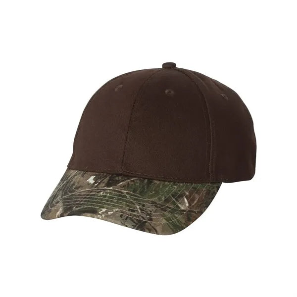 Kati Structured Solid Crown Camouflage Cap
