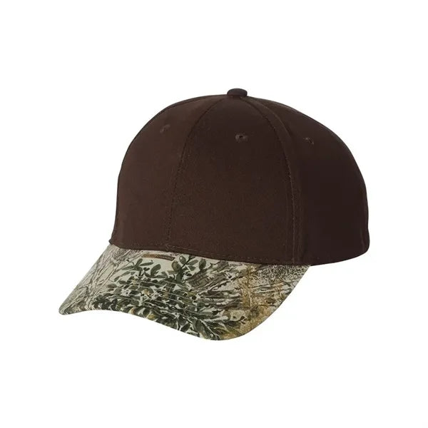 Kati Structured Solid Crown Camouflage Cap