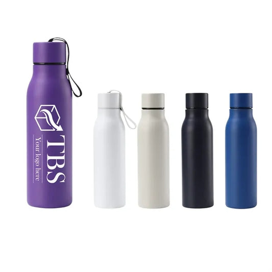 Stainless Steel Travel Tumbler with Strap Lid