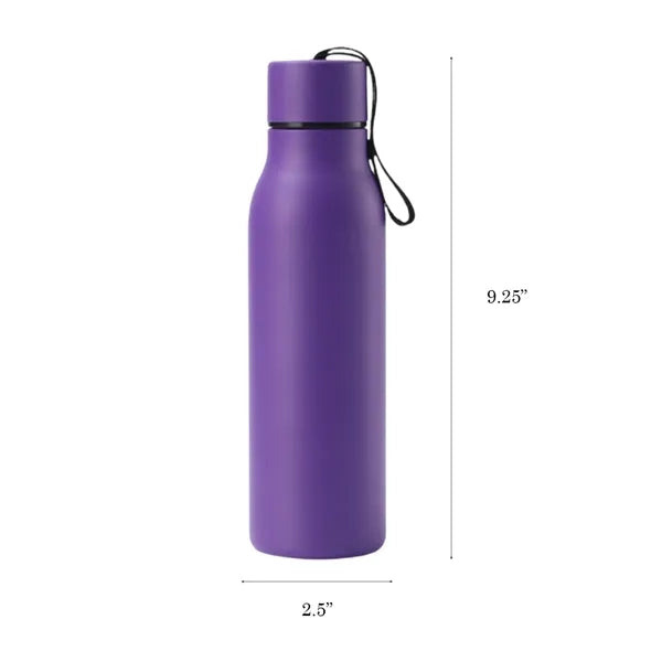 Stainless Steel Travel Tumbler with Strap Lid