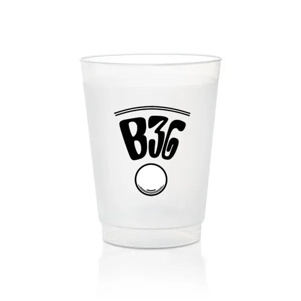 12 Oz. Tall Unbreakable Translucent Frosted Cup