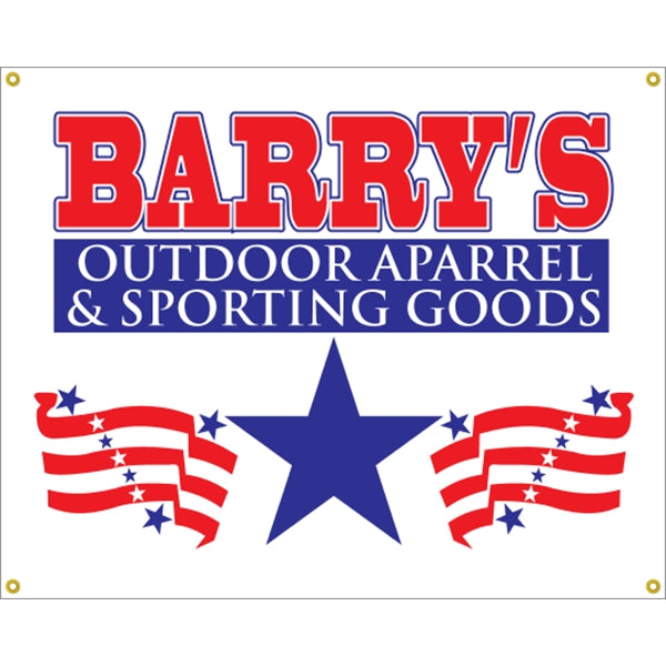 5' x 4' Banner
