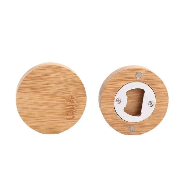Magnetic Bamboo Bottle OPener