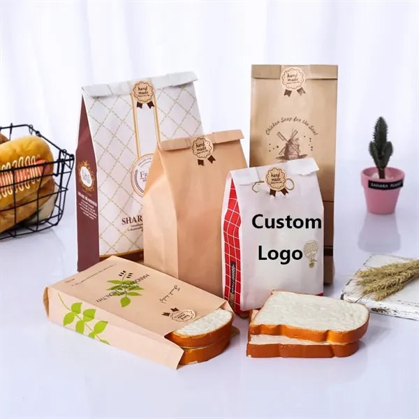 Food-Grade Bread Bags Eco Kraft
