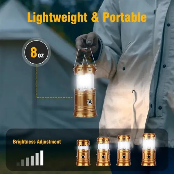 Collapsible USB Rechargeable Camping Lantern