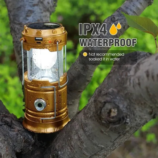 Collapsible USB Rechargeable Camping Lantern
