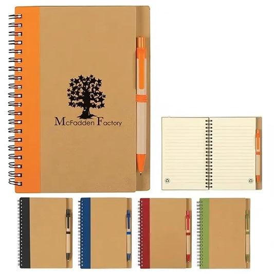 Kraft paper patchwork cover notebook