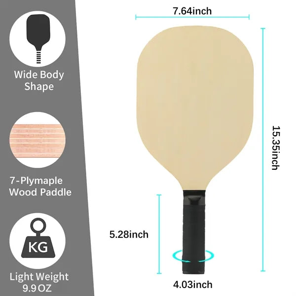 Poplar pickleball racket