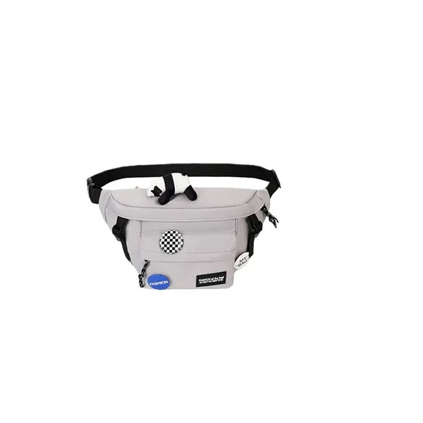 Streetwear Crossbody Fanny Pack with Cute Panda Charm
