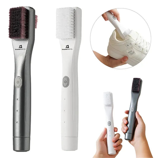 Electric Shoe Cleaner with Sonic Power and Dual Brush Heads