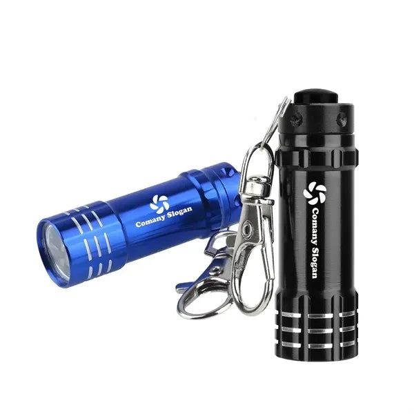 Aluminum 3 LED Mini Flashlight with Keychain