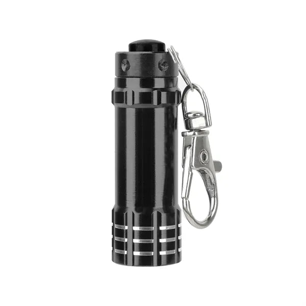 Aluminum 3 LED Mini Flashlight with Keychain