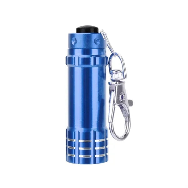 Aluminum 3 LED Mini Flashlight with Keychain