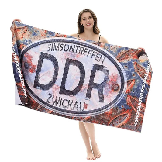 30" X 60"400gsm Dye Sublimated Microfiber Beach Towel