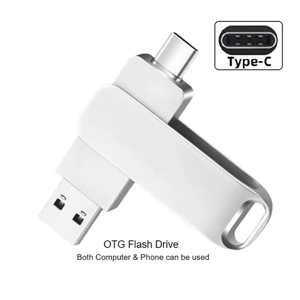OTG Metal Thumb Drive Memory Stick