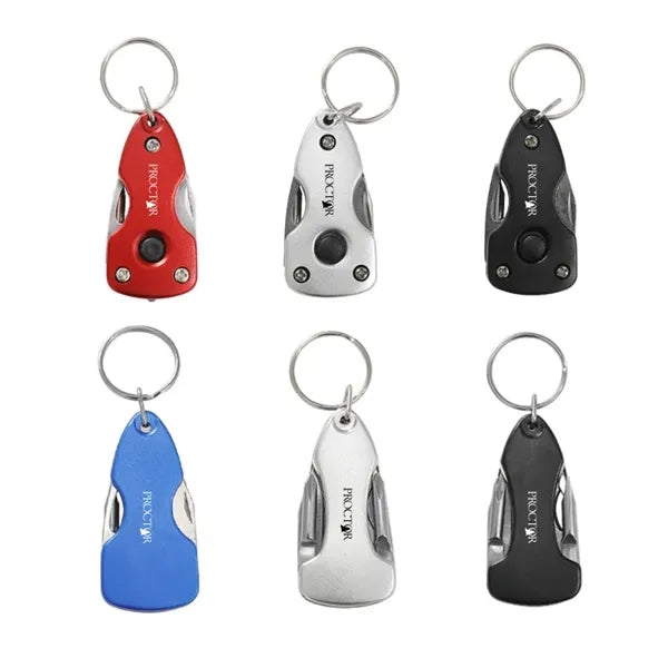 6 in 1 Mini Multi-tool with LED Light