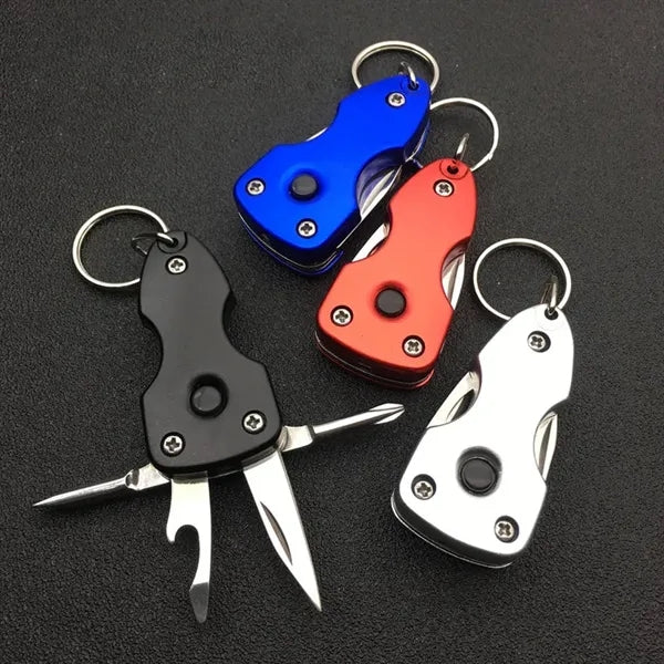 6 in 1 Mini Multi-tool with LED Light