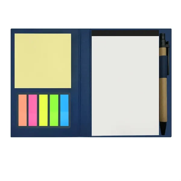 Journal W/Sticky Notes And Flags & Pen