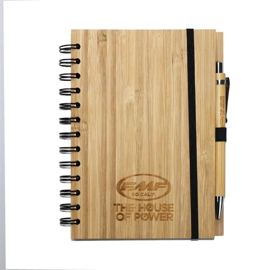 Bamboo Notebook With Pen