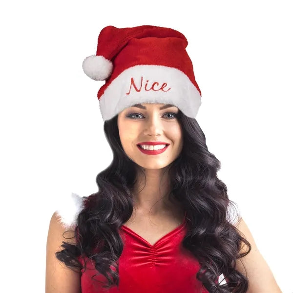 Nice Plush Christmas Santa Hats
