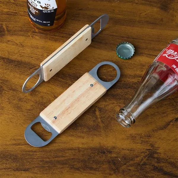 Wooden Handle Bottle Opener Beer Opening Tool