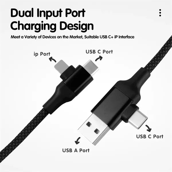 Dual input Magnetic Data Cable