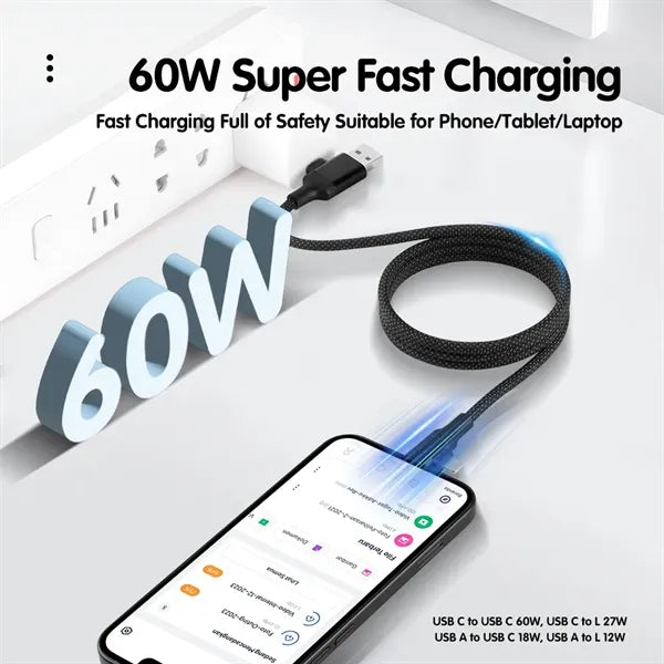 Dual input Magnetic Data Cable